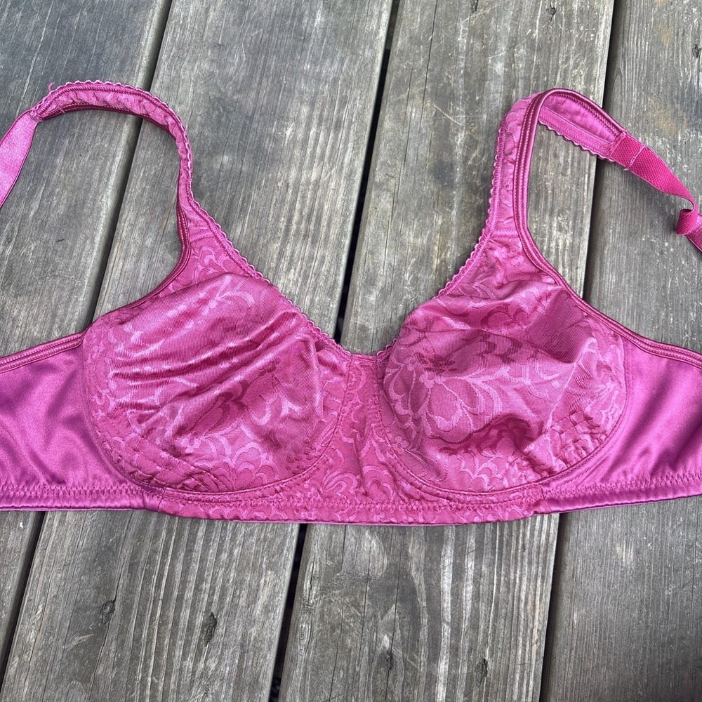 Women's Playtex 18 Hour Ultimate Comfort Wireless Bra 4745 Cheer Rose Pink 40B